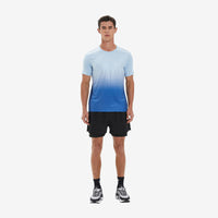 Sports Short Sleeve Men's Quick-drying Elastic Breathable Wicking Round Neck Muscle