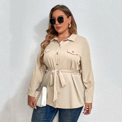 Plus Size Blouse Shirt Ladies Tops