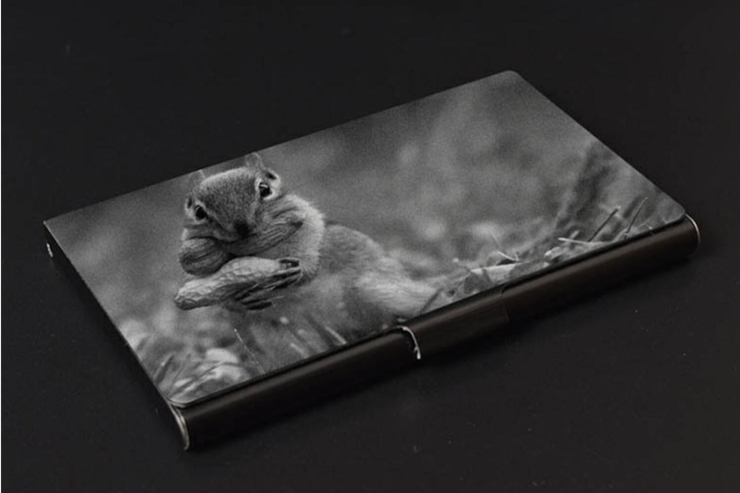 Porte-cartes de visite en titane