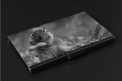 Porte-cartes de visite en titane