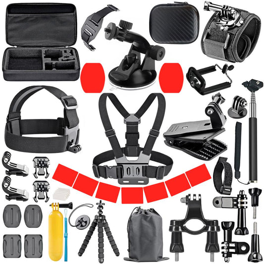 Accesorios para cámara deportiva, juego de nueve piezas