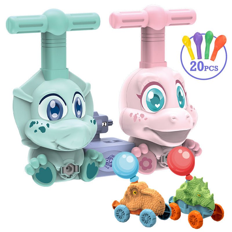 Voiture à billes à inertie pour enfants, jouet d'expérimentation scientifique, puzzle amusant, voiture à inertie, cadeau pour enfants, jouets dinosaures