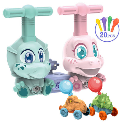Voiture à billes à inertie pour enfants, jouet d'expérimentation scientifique, puzzle amusant, voiture à inertie, cadeau pour enfants, jouets dinosaures
