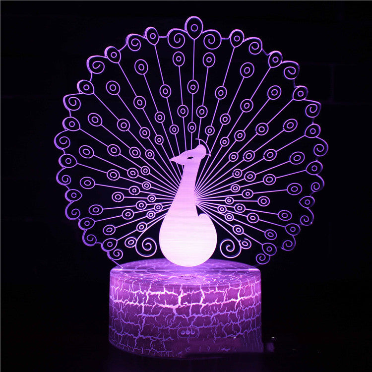 Veilleuse de table tactile LED 3D – Cadeau