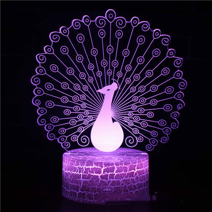 Veilleuse de table tactile LED 3D – Cadeau