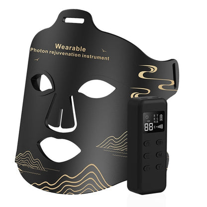 Nouvel appareil de beauté à photothérapie infrarouge Masque de beauté LED couleur pour le rajeunissement de la peau