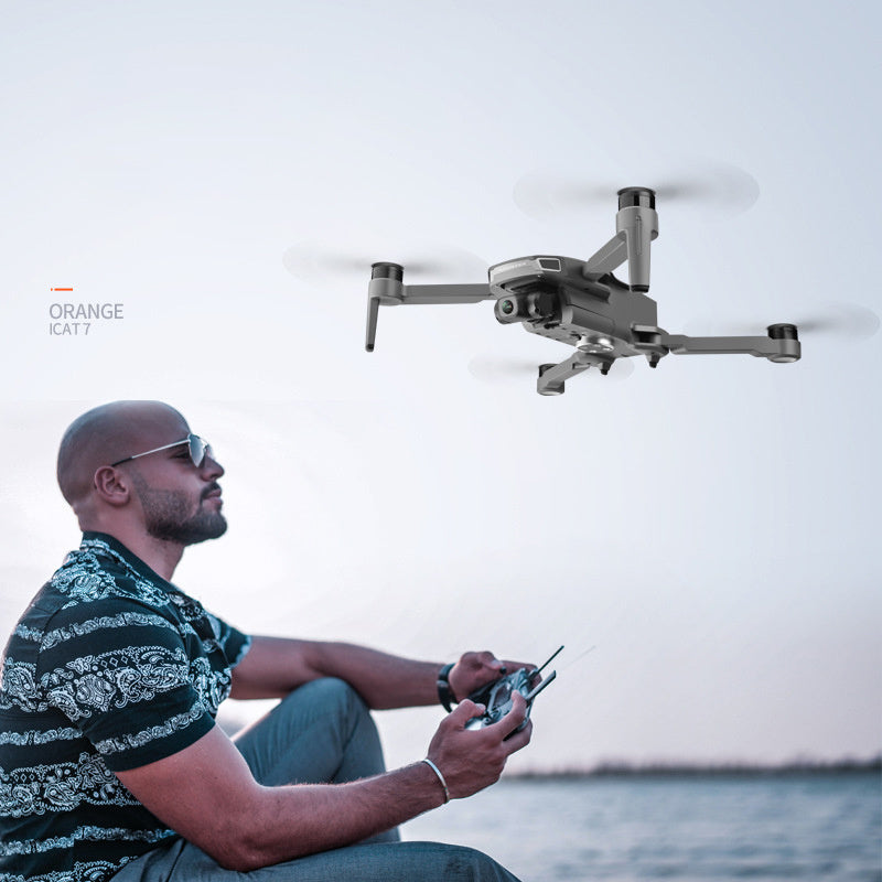 Drone GPS pliable avec caméra HD et nacelle, rangement pratique