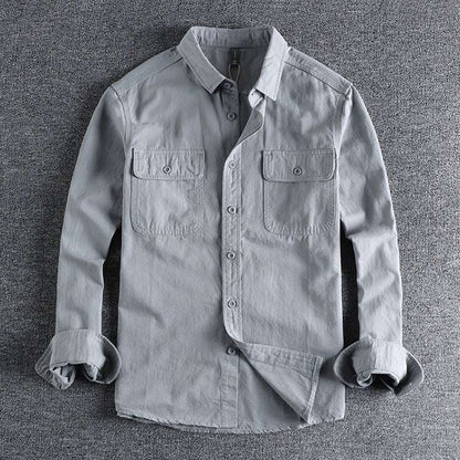 Design Sense Overalls Long Sleeve Shirt Men