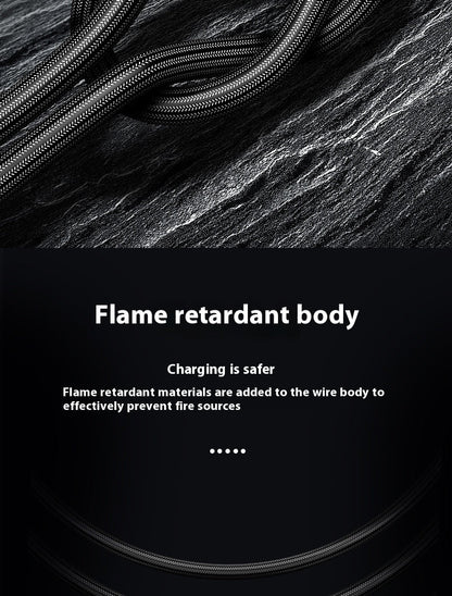 Android TYPE-C Super Fast Charge 5A Nylon Braided Mobile Phone Charging Cable