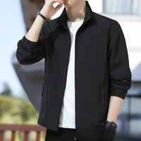 Loose Lapel Casual Zip Jacket