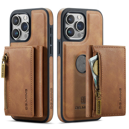 DG.MING M5 Wireless Charging Magnetic Card Holder iPhone Case – PU Leather | iPhone 11–15