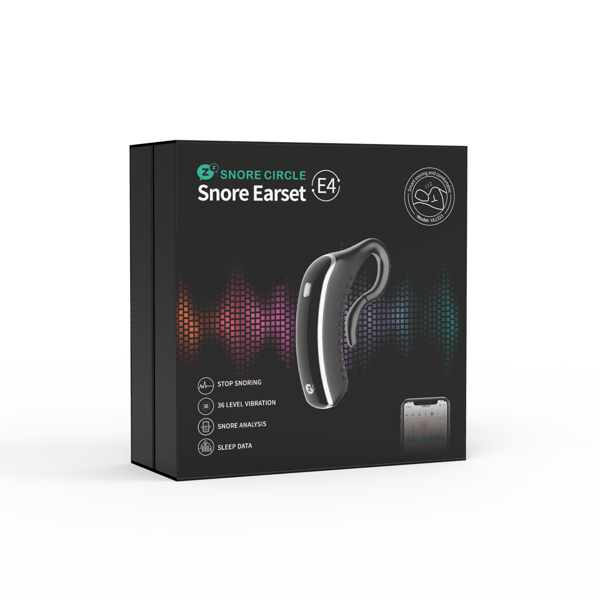 Appareil anti-ronflement Bluetooth 24 heures Embout anti-ronflement Arrête-ronflement Aide au sommeil Analyse des données de sommeil Bon sommeil