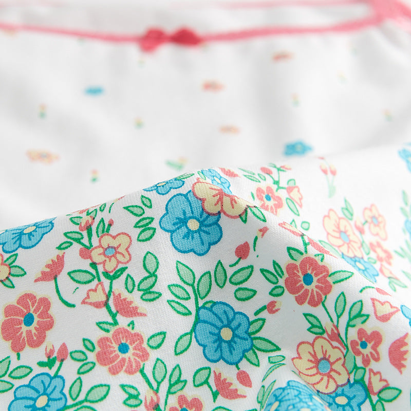 Pyjama d'été deux pièces pour enfants à bretelles