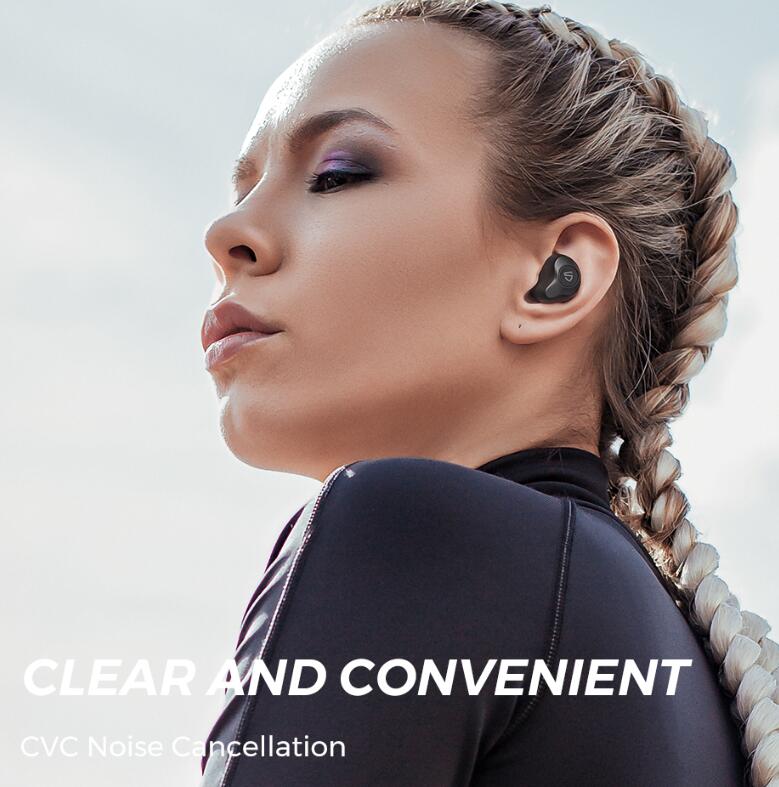 Auriculares inalámbricos Bluetooth de doble controlador dinámico