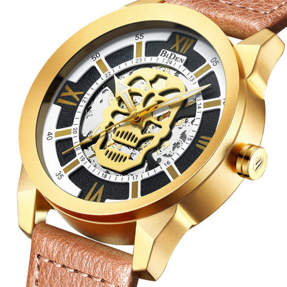 Men's Hollow Quartz Casual Watch