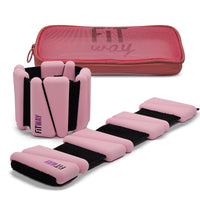FITWAY Adjustable Ankle & Wrist Weights (2LB Pair)