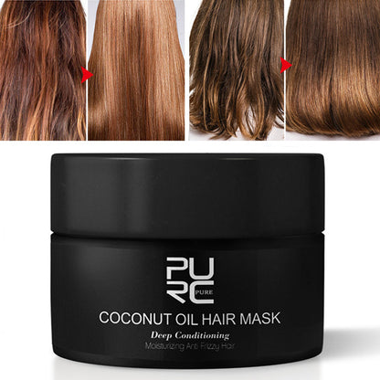 Masque capillaire lissant anti-chute – Contrôle des frisottis, répare et hydrate les cheveux abîmés