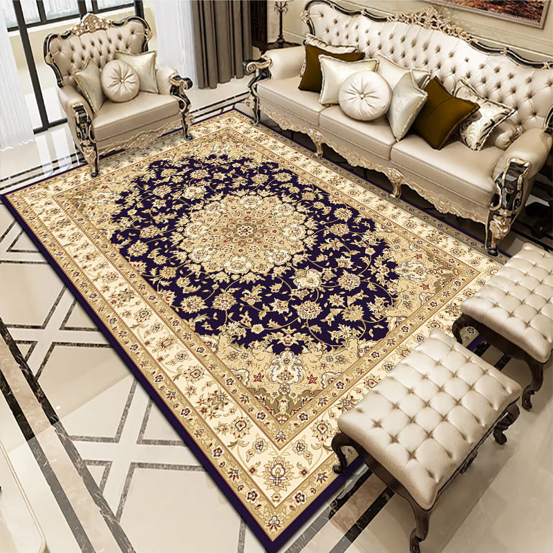Tapis de canapé de table basse de salon de chambre à coucher de style européen