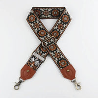 Adjustable Striped Replacement Shoulder Strap with Lobster Hook (5cm)