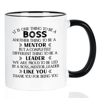 Taza de 11 oz para agradecer a tu jefe