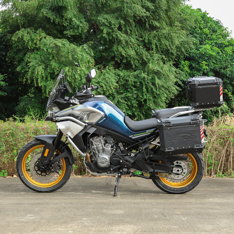 LOBOO Aluminum Side Panniers, Top Case & Mounting Rack System for CFMOTO 800MT (2021-)