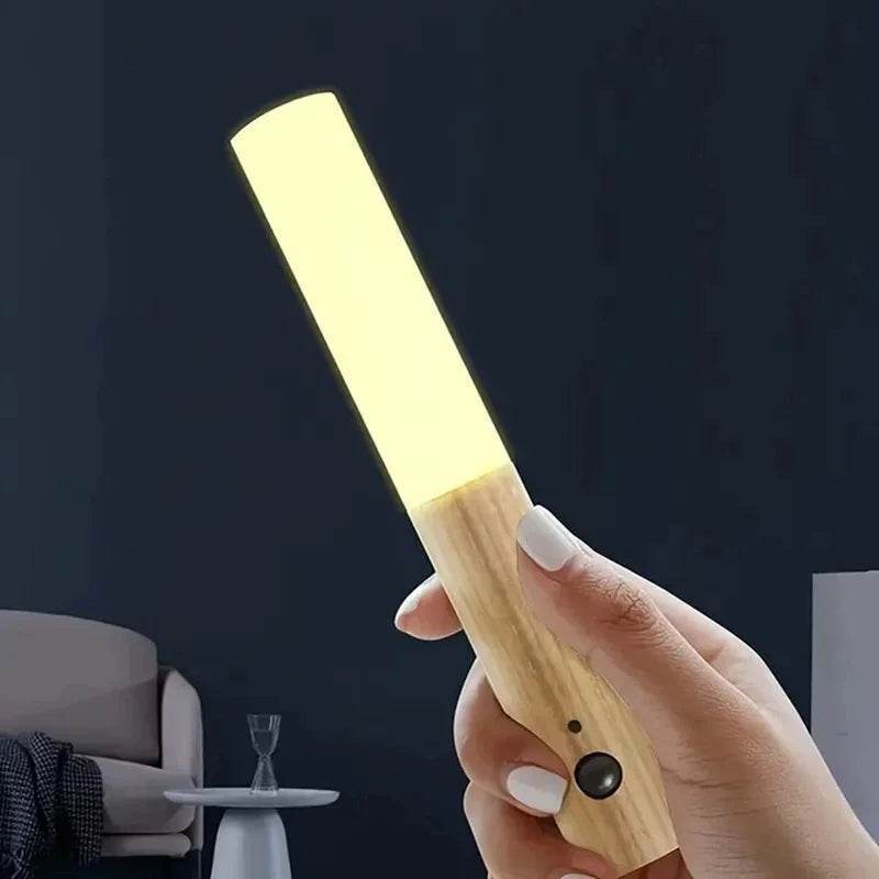 Intelligent Human Body Induction LED Night Light – Rechargeable Wall Light for Hallway, Closet & Bathroom