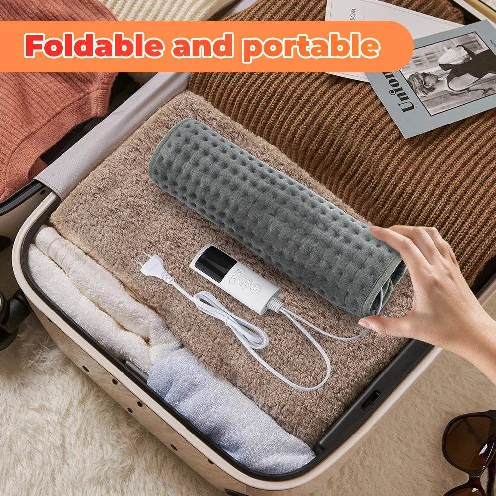 Electric Foot Heating Pad – Washable Heated Foot Warmer with Adjustable Settings