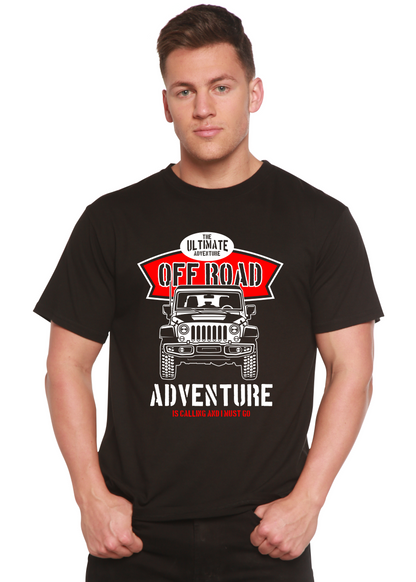 T-shirt graphique Off Road Spun Bamboo® à manches courtes en viscose de bambou/coton biologique pour homme