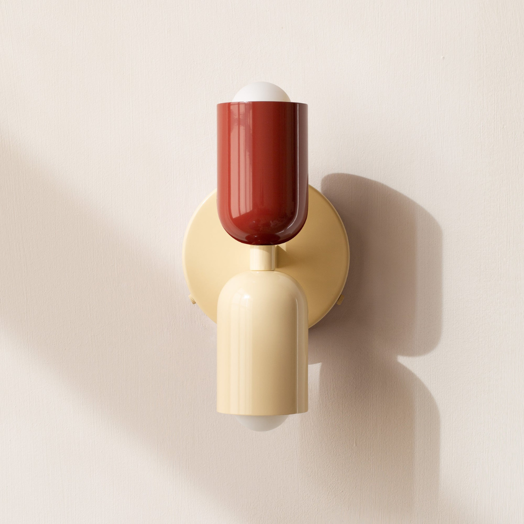 Modern Minimalist Cylinder LED Wall Sconce Iron Indoor Wall Light