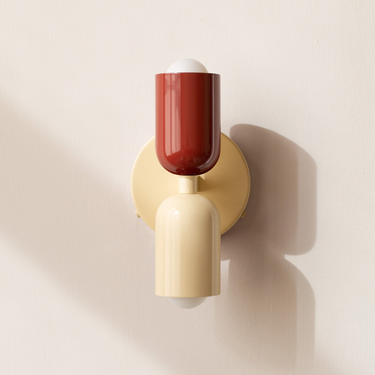 Modern Minimalist Cylinder LED Wall Sconce Iron Indoor Wall Light