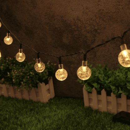 Solar Bubble Ball String Lights – Outdoor Waterproof LED Garden & Patio Lights
