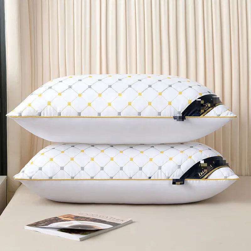 Orthopedic Hotel-Style Pillow for Neck Support and Cervical Spine Relief