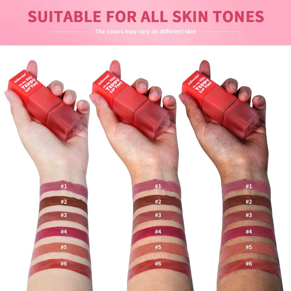 Teddy Tint PlushKiss – All-Day Velvet Lip Glam