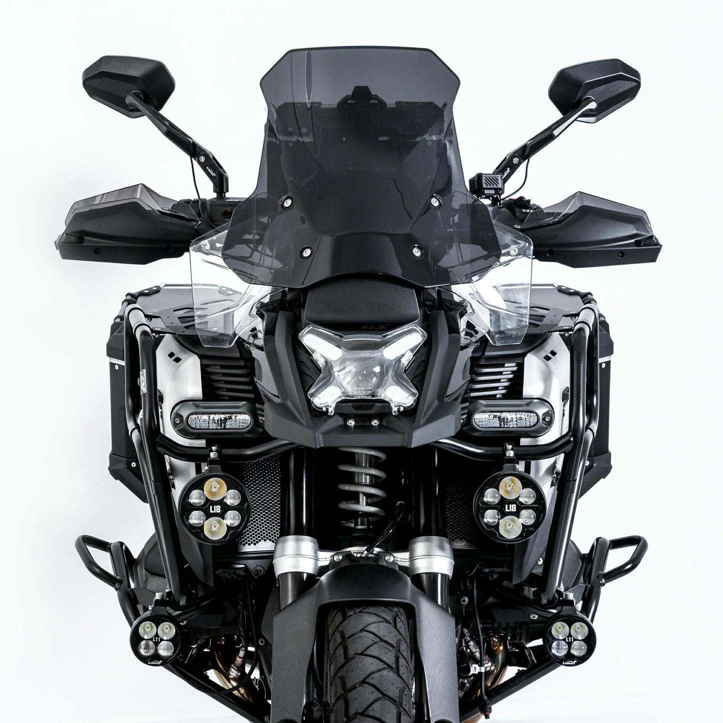 LOBOO Headlight Guard for BMW R1300GS Adventure – Magnetic Quick-Release Design, PC Polycarbonate，Clear