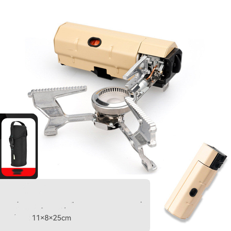Camping Gas Stove – Portable Folding Cassette Stove for Outdoor Cooking, Hiking and Survival