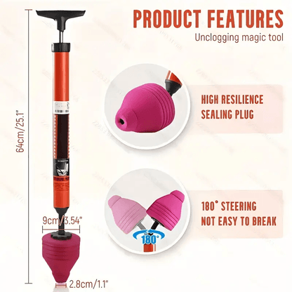 Plunge-Free Power Shot – Unclog Toilets in Seconds!