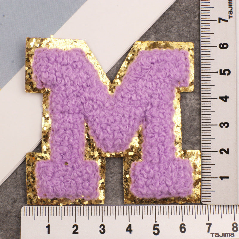 26 Patchs de Vêtements Brodés avec Lettres
