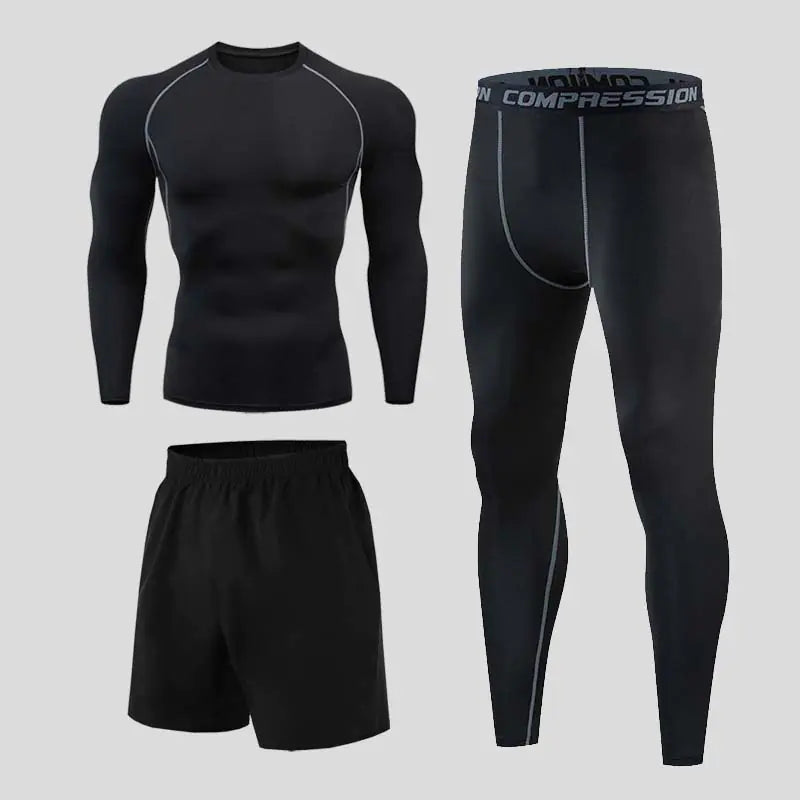 Men's Fitness Outfit Set – Performance Gym & Running Suit for Training & Workouts