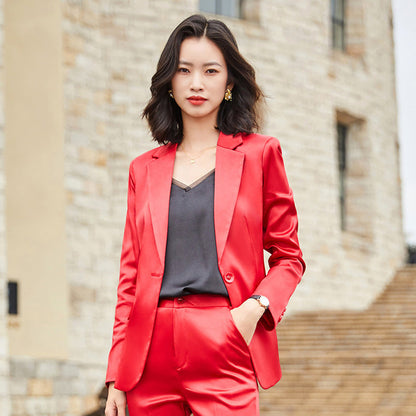 Fashion Women's Solid Color Casual Temperament Suits