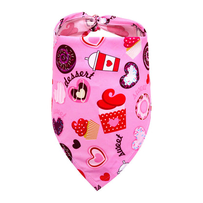 Pet Clothing Love Saliva Towel