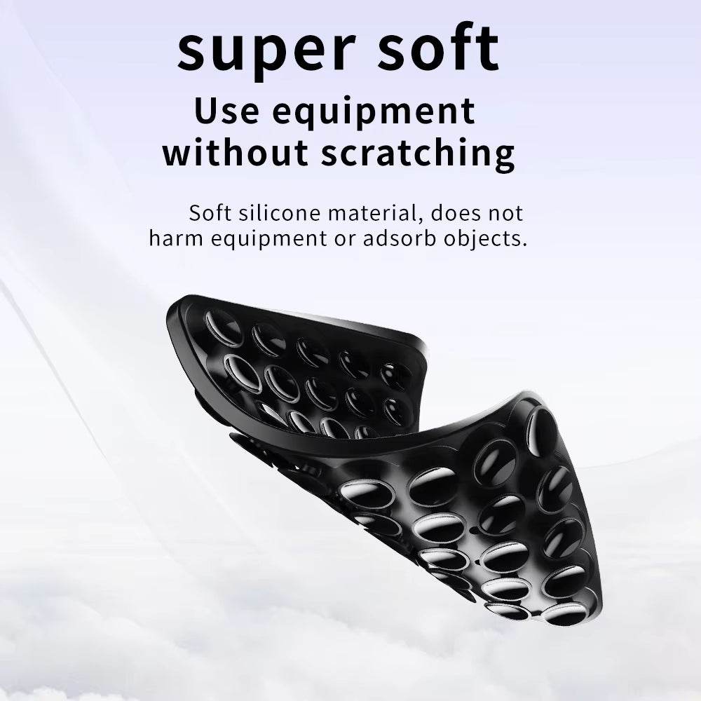 2pcs Double-Sided Silicone Phone Wall Mount with Suction Grip