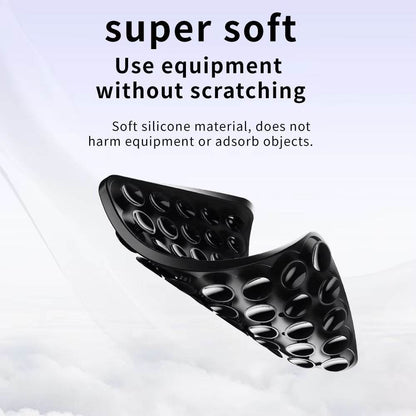 2pcs Double-Sided Silicone Phone Wall Mount with Suction Grip