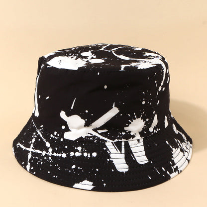 Korean Style Trendy Inkjet Fisherman Hat Men's All-match Sunshade