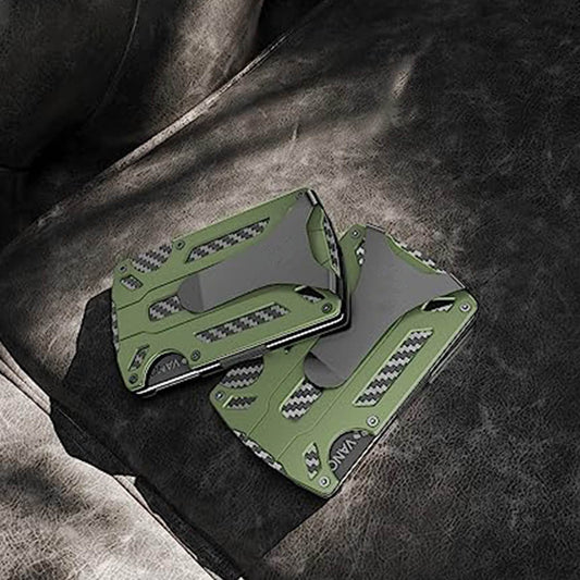 Fashion Personality Aluminum Alloy Men's Wallet Card