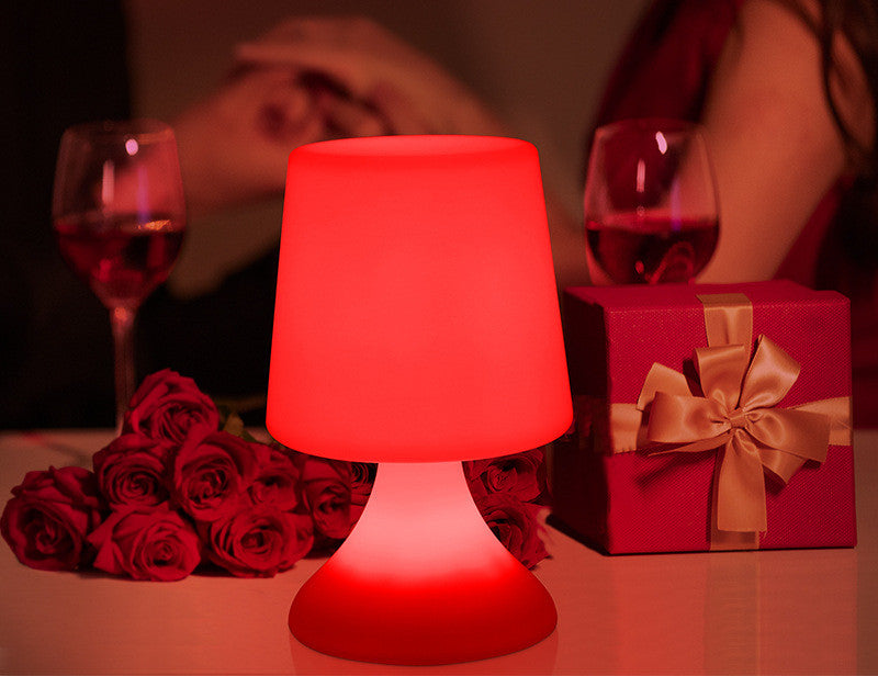 Lámpara de Mesa con Luz Nocturna y Atmósfera Cambiante