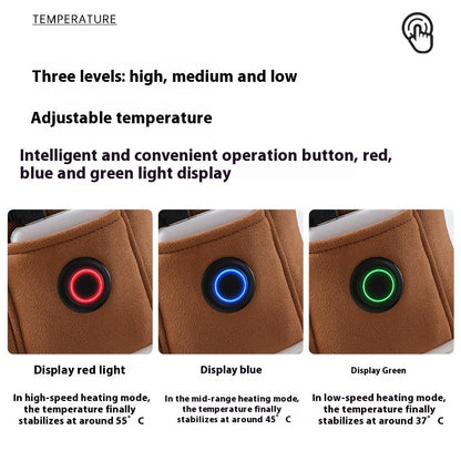 Chaussures chauffantes électriques Chaussons chauffants rechargeables pour pieds, chauffage à domicile, chaussures en coton chaud à régulation de température pour l'hiver