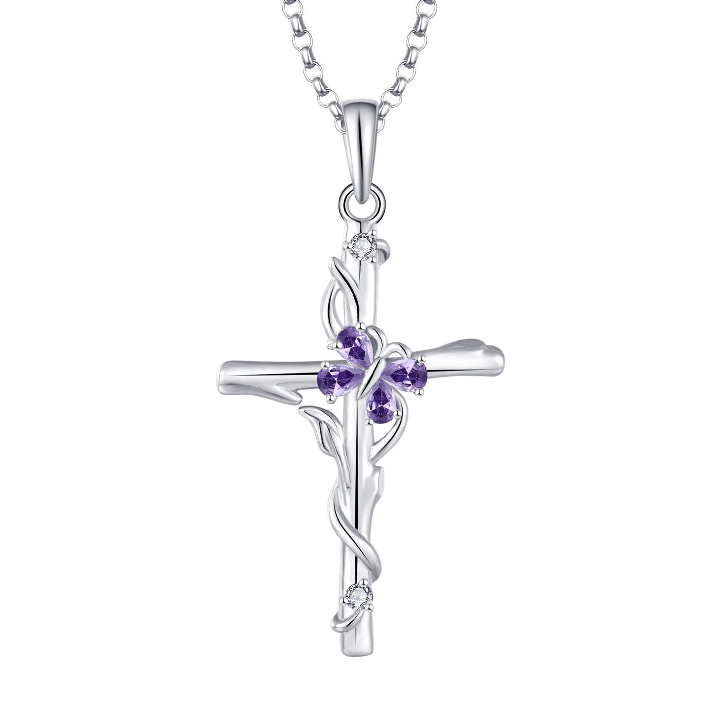 Cross Necklace Sterling Silver Jewelry