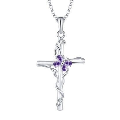 Cross Necklace Sterling Silver Jewelry