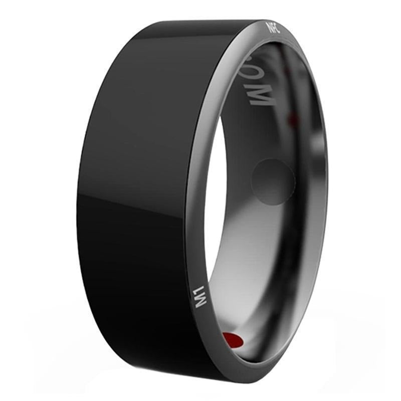 Bague Intelligente Bluetooth Température Solaire Android Sci-Fi Technologie Noire Magique Net Rouge