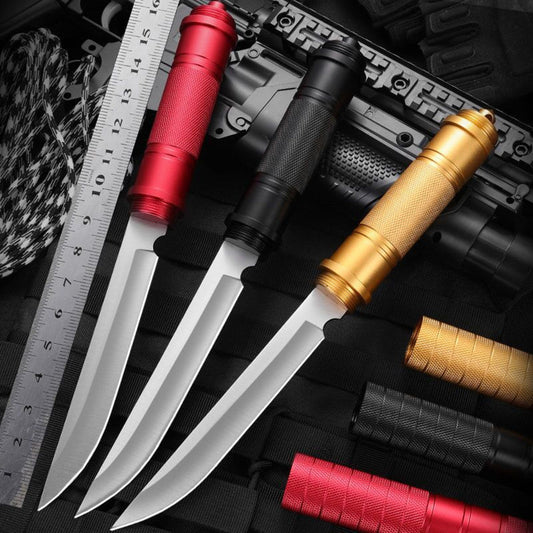Portable Defensive Small Straight Sword Camping In The Field
